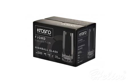  Szklanki wysokie 350 ml  Krosno Glass   Fjord (C202)