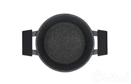 Zwieger Garnek z pokrywką 20 cm - Black Stone  - zdjęcie duże 1