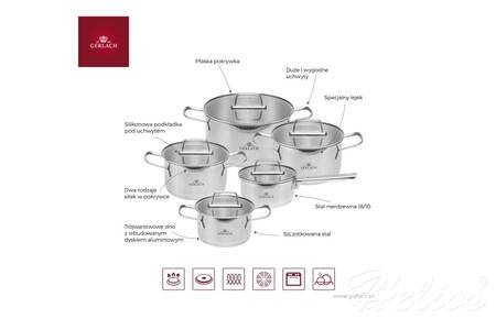 Gerlach Komplet garnków / 10 elementów - AMBIENTE (983M)  - zdjęcie duże 7