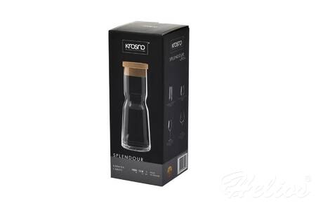 Karafka na whiski whisky szklana Karafka z naturalnym korkiem 1,00 l  Krosno Glass 8200)  SPLENDOUR (59