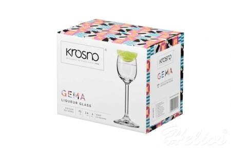 Kieliszki z krosna Kieliszki do likieru 70 ml  Krosno Glass   Gema (4832)