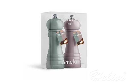 Amefa Komplet młynków 15 cm - 6755 GRINDER zieleń / fiolet  - zdjęcie duże 1