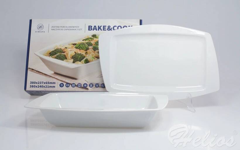 Bake&Cook: Zestaw naczyń do zapiekania 380 Rumba / 2 szt. (LU502RUBC)