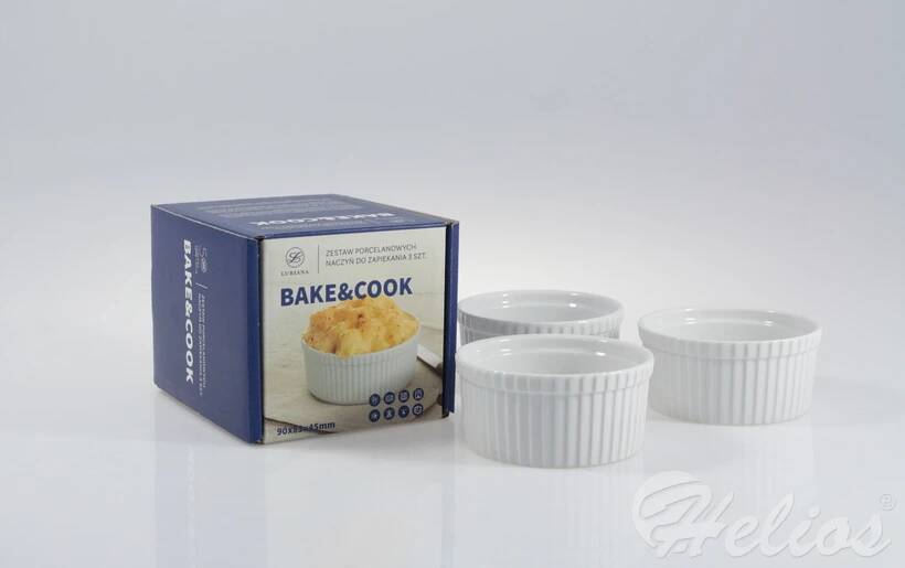 Bake&Cook: Zestaw naczyń do zapiekania 90 Ameryka / 3 szt. (LU203A002BC)