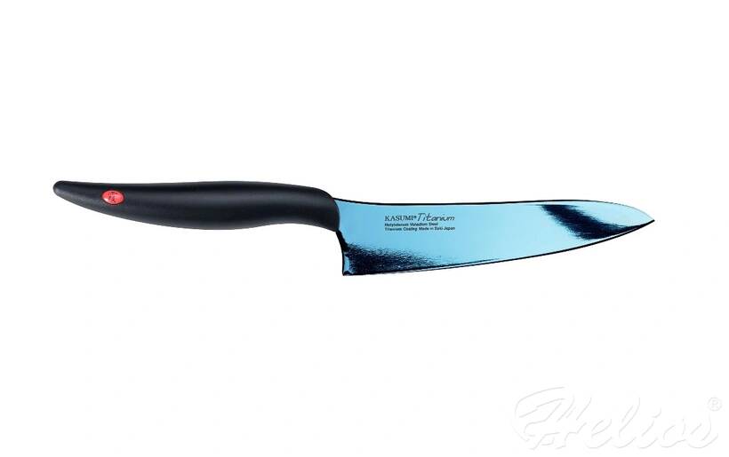 Nóż szefa kuchni kuty Titanium dł. 13 cm, niebieski (K-22013-B)