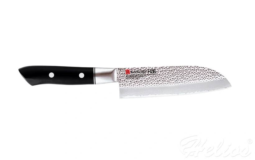 Kasumi Nóż Santoku, mały kuty VG10 HM dł. 13 cm młotkowany (K-74013)