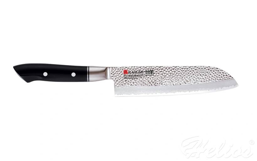 Kasumi Nóż Santoku kuty VG10 HM dł. 18 cm młotkowany (K-74018)