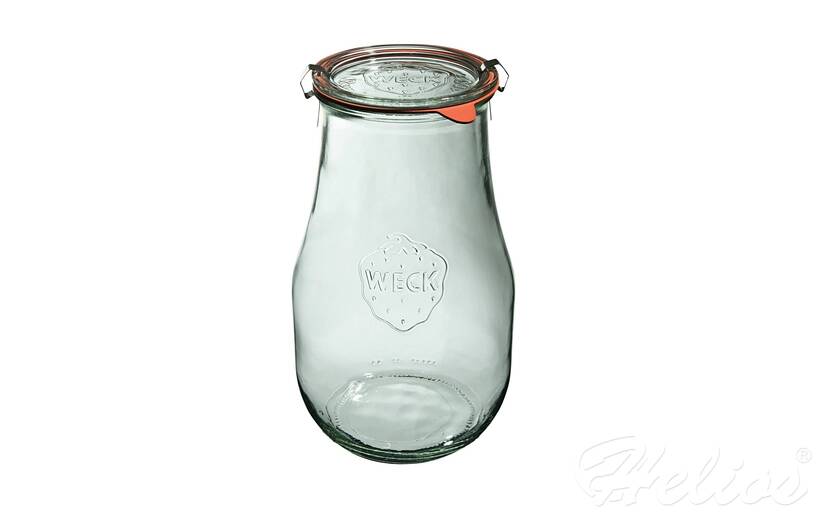 Słoiki z pokrywką, uszczelką i 2 zapinkami / 2700 ml - WECK Tulip (WE-739-100PUZ)