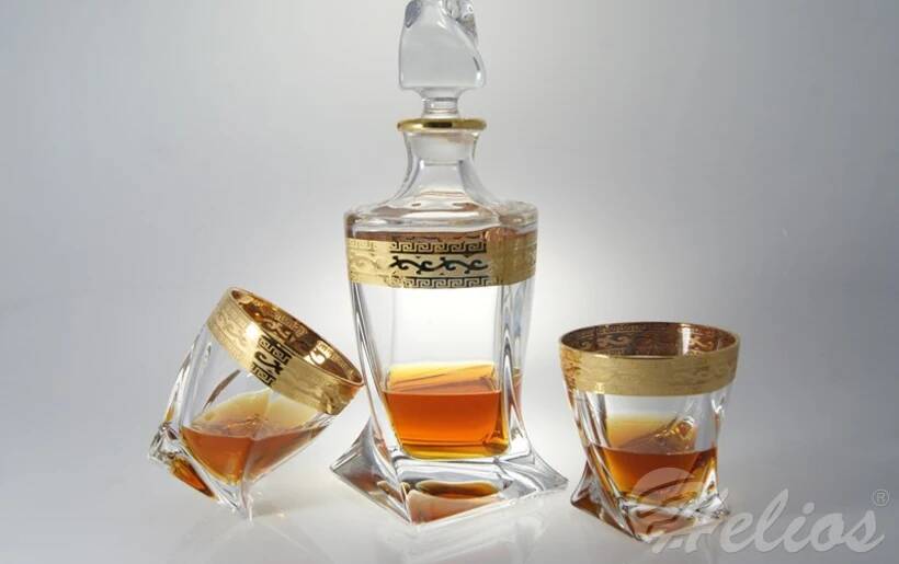 Komplet do whisky - QUADRO RICH GOLD (whisky set 1+6)