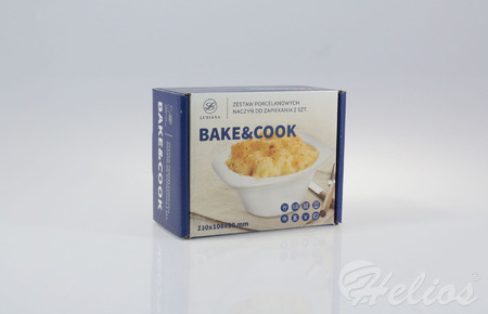 Lubiana Bake&Cook: Zestaw naczyń do zapiekania 130 Rumba / 2 szt. (LU1626BC)  - zdjęcie duże 1