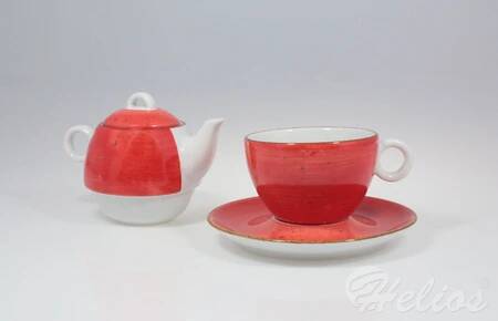 Lubiana Zestaw do herbaty 1/3 - 6630H Bola (czerwony)  - zdjęcie duże 1